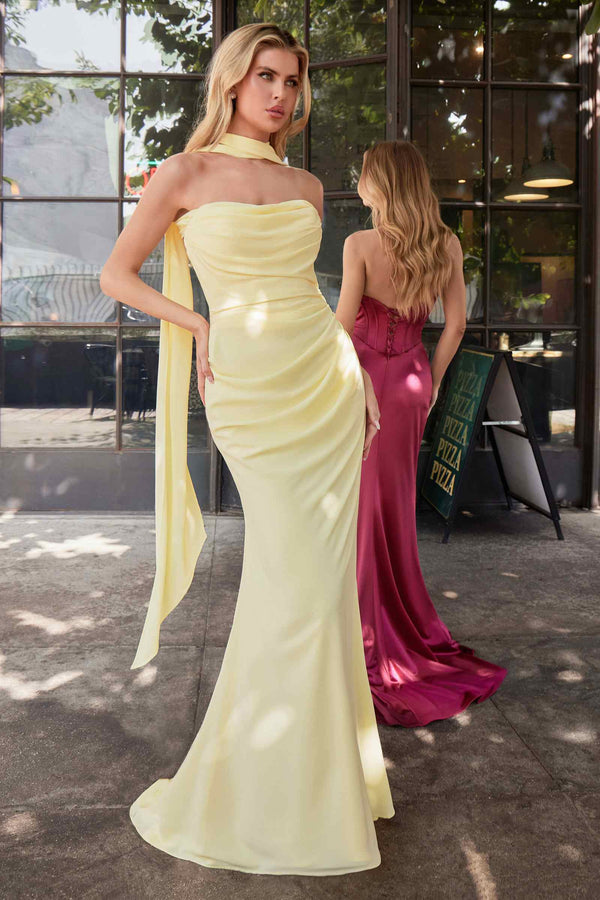Dress Versatile Tie Chiffon Strapless Dress