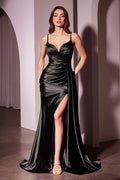 Dress Soft Satin Fit & Flare Gown